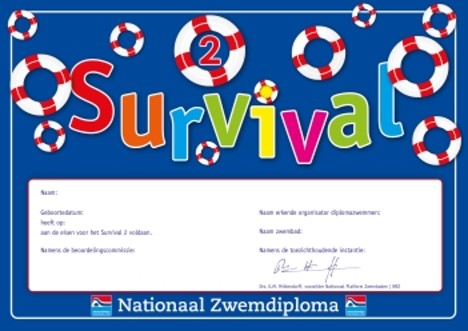 Survival zwemmen 2 behalen bij Zwem- en Polovereniging IJsselmeer
